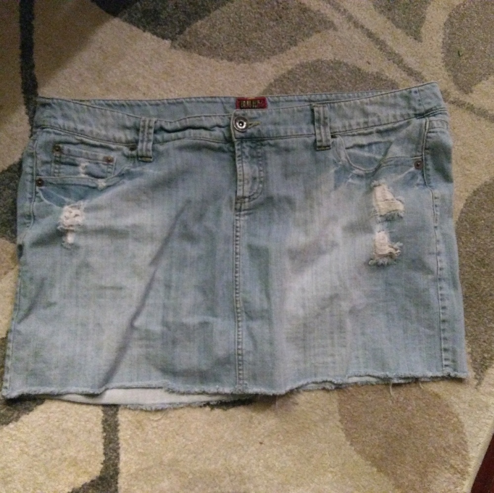 Torrid Jean Mini Skirt Sz 22